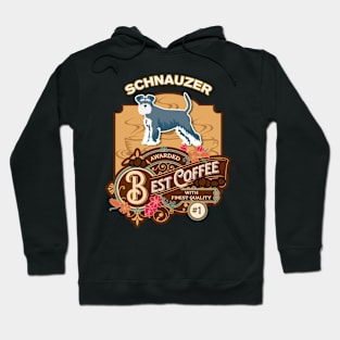 Miniature Schnauzer Best Coffee - Dog Owner Coffee Lover Gifts Hoodie